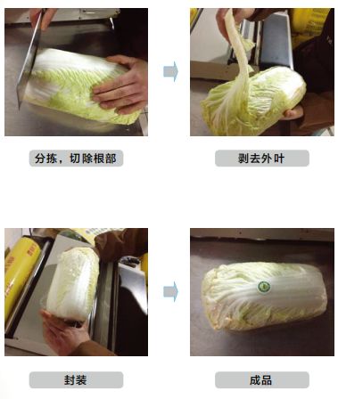 微商零售传媒, 生鲜蔬菜商品包装及加工标准要求