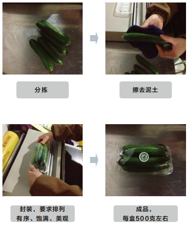 微商零售传媒, 生鲜蔬菜商品包装及加工标准要求