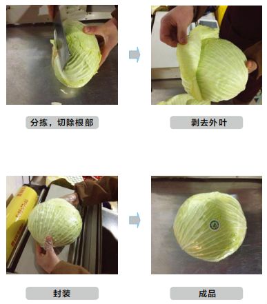 微商零售传媒, 生鲜蔬菜商品包装及加工标准要求